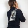 Wristlet Black stripes