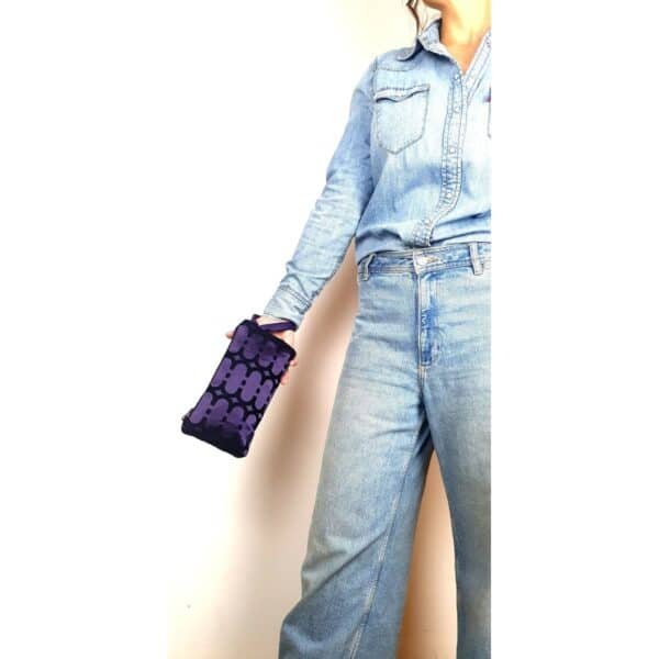 Wristlet Duo Purple Bat