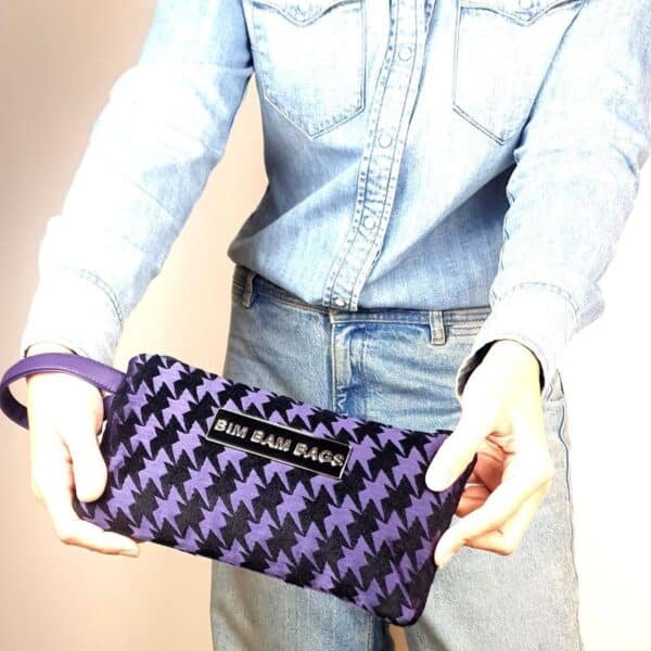 Wristlet Duo Purple Bat