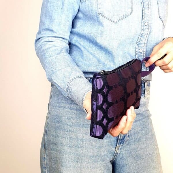 Wristlet Duo Purple Bat