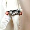 Wristlet Black stripes