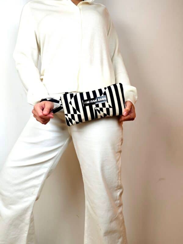 Wristlet Black stripes