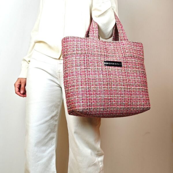 Tote Pink Tweed