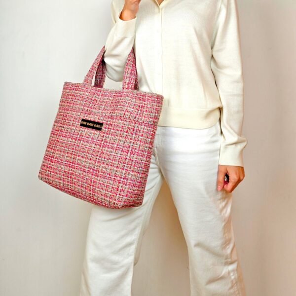 Tote Pink Tweed