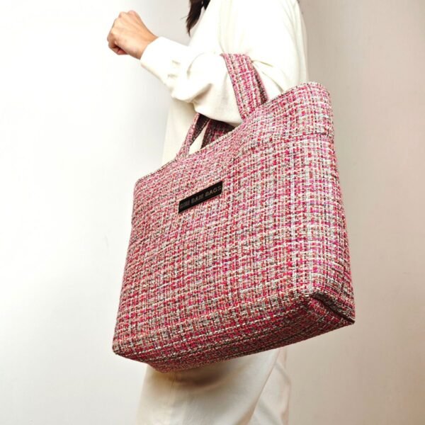 Tote Pink Tweed